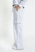 The Grey Wide Leg Cargos